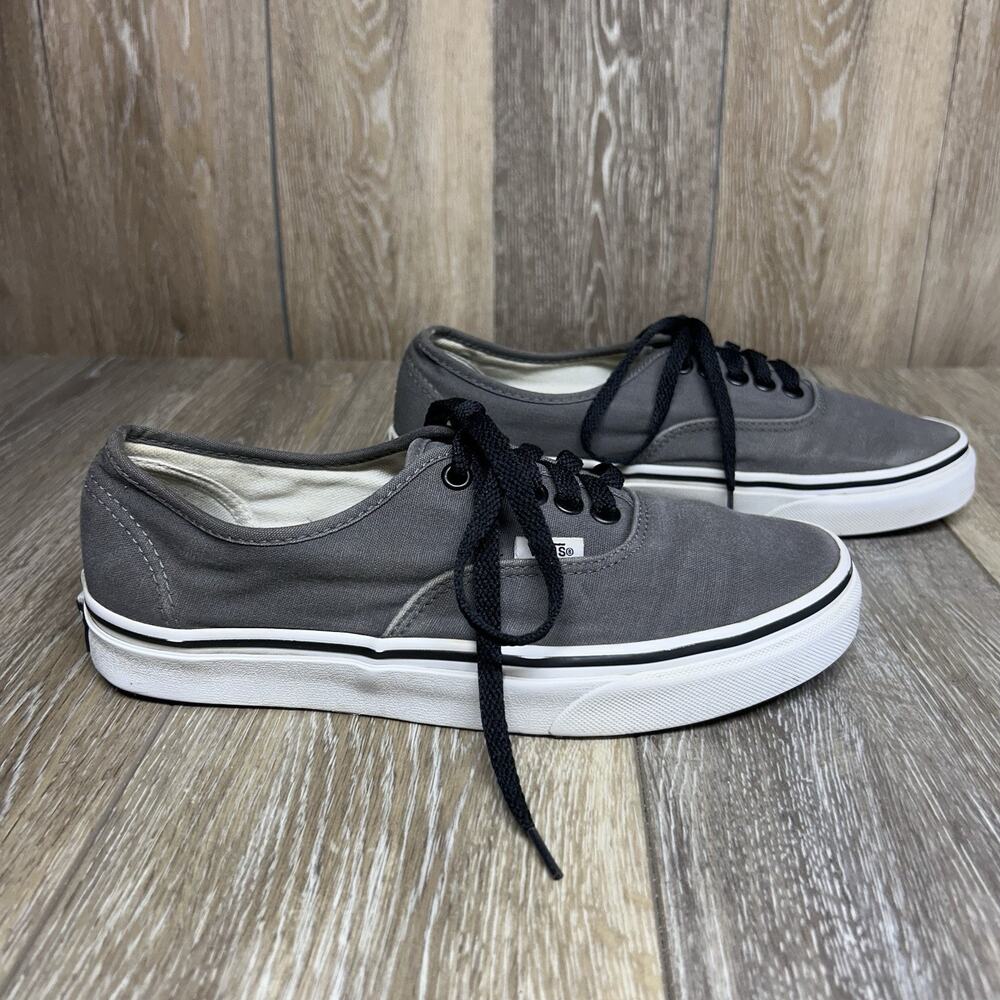 Vans US Size M 7 / W 8.5 Low Top Gray Lace Up Skateboard Sneaker Shoes
